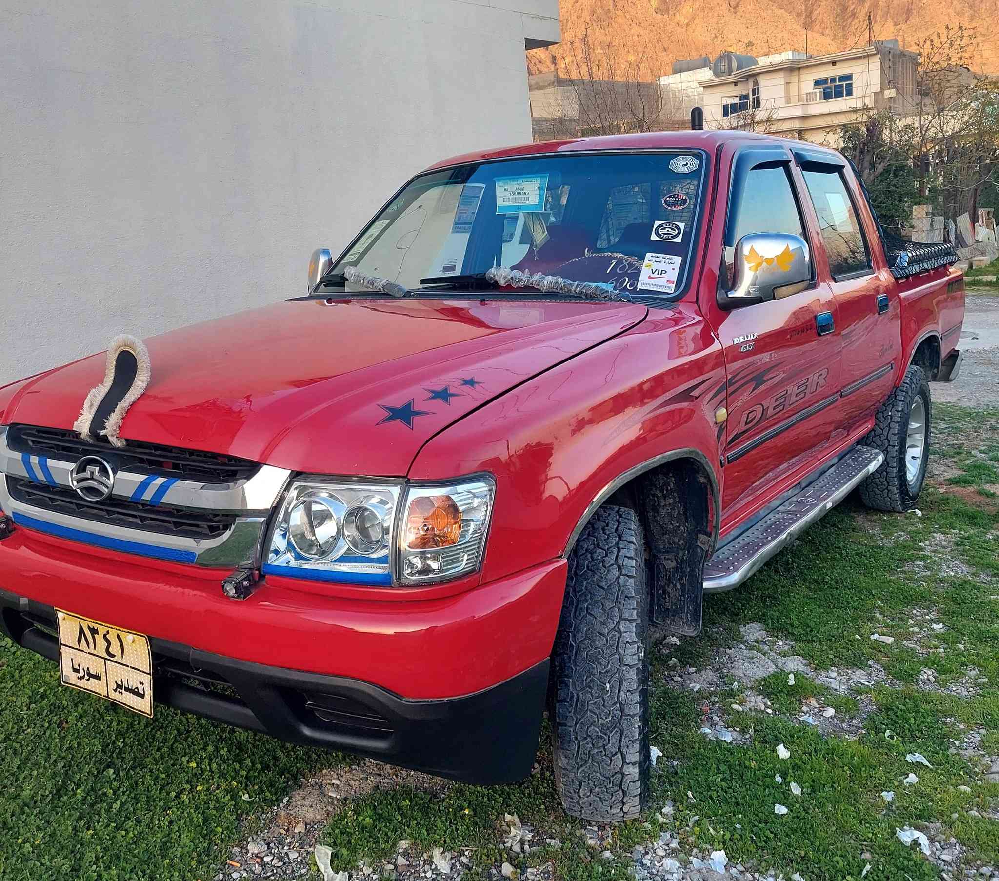 پیکاب دێر 2009 نموونە لە جوانێ و خاوێنی   مەکینە بەخ و  بێ دەعم و بێ سبۆغ و بێ لێدران  ناو سوور و داخیلی نموونە جام کارەبایی  و قفل مەرکەزی و گێڕ و مەکینە و ئەکسل و مەنەفێست بە شەرتە مەنەفێست ئەسڵە   کارەبایی مەزبووتە   و هەموو گێچەکانی ئیش دەکات چوارجام کارەبایی  چوار تایەی جەبەلەی لە ژێرە و ماڵی دۆستە            سعری 55گەڵاو مەجالێکی کەم
ناونیشان : ڕانیە
ژ.مۆبای ***********
ژ.مۆبایل ***********
