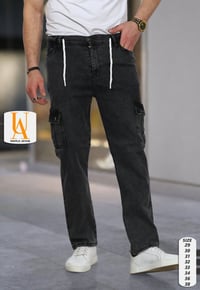 جينز كارجو • تركي • مقاسات ٢٩-٣٨