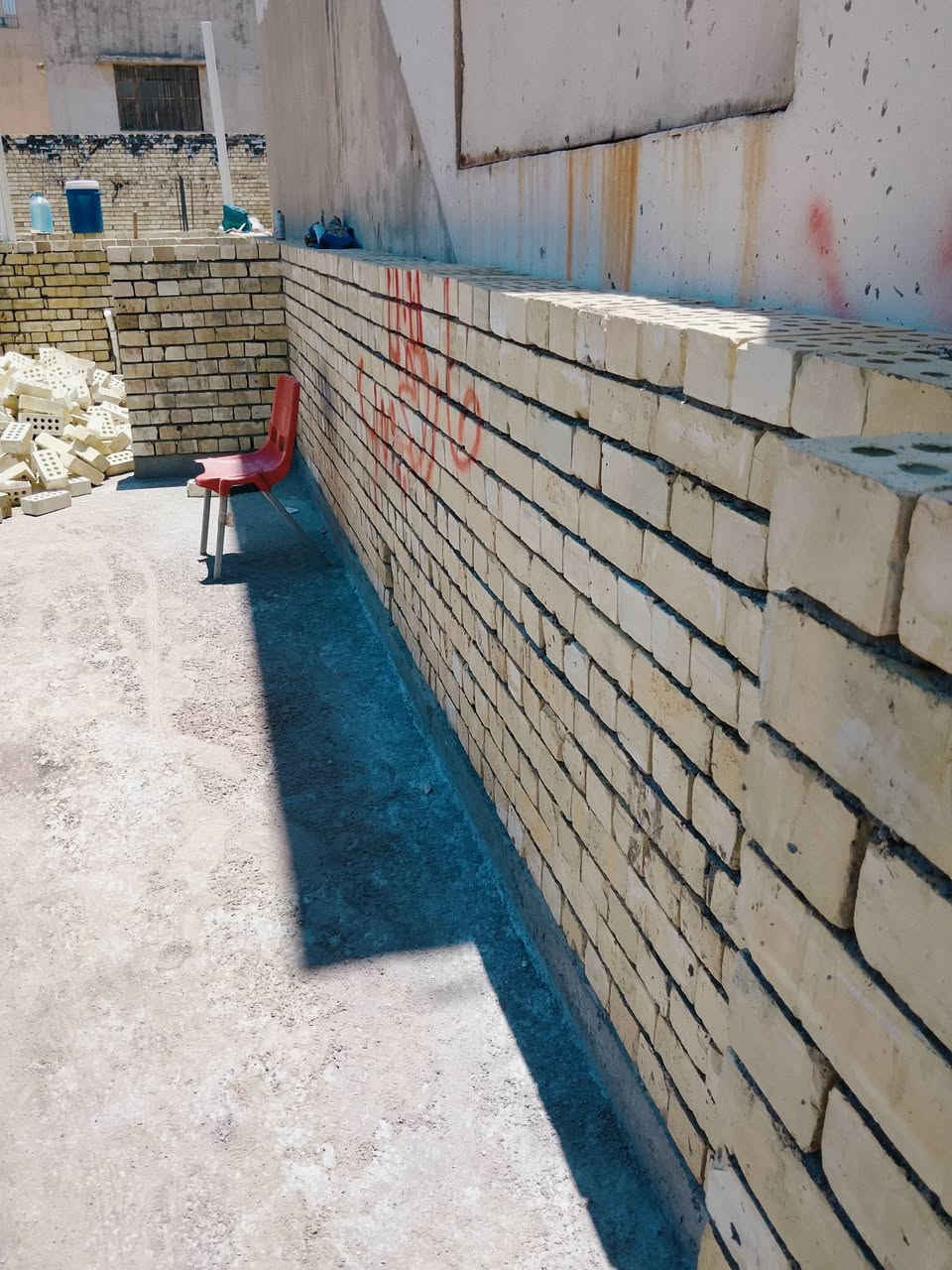 السلام عليكم خلفه بناء درجة اولى التزام بالموعد شغل نضيف استلام مهندس مكاني بغداد ***********

