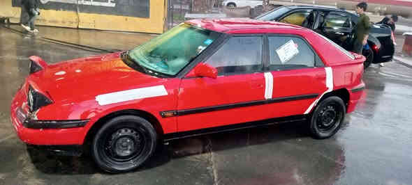 سلام عليكم 
 مازدا صرصر 
موديل 91 
سنويا لي 2030
سنويا بسمي شرط الوكالة وأ التحويل 
مكينه بيها بدايت صرف ولا البقيه كلو شرط 
طخم جديد بس عندي دبل واحد تعبان 
كابون بانزين بيها 
السعر 27 
بيها مجال الخاطرك جيتك 
مكان السياره. موصل  برطله قريه باشبيتة 
ارقام هواتف ***********
***********
