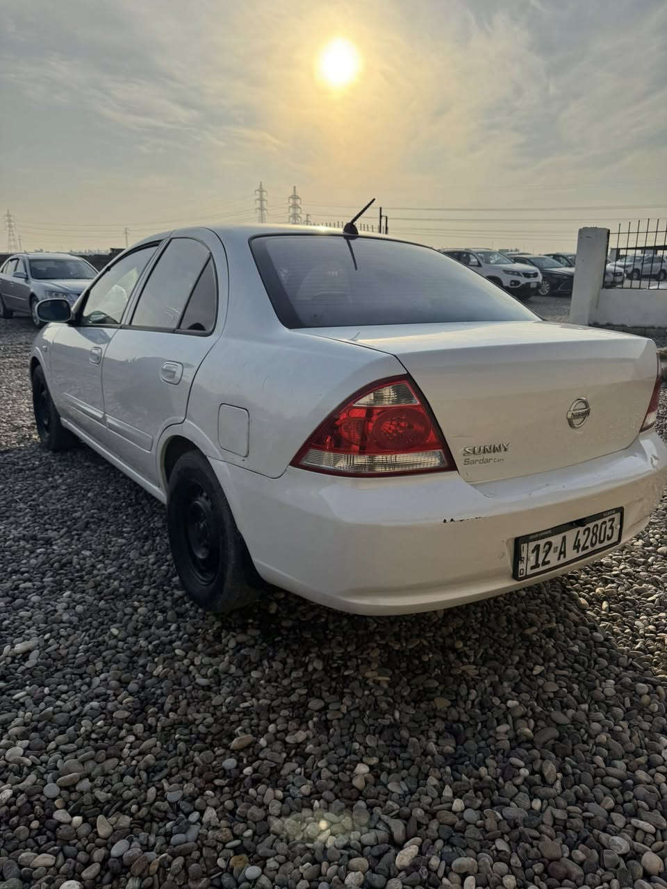 #نيسان صني 2010للبيع
رقم نينوى انكليزي شرط التحويل 
بدون صبغ بارد فقط جاملغ خلف السائق 
#السعر 105$ وبيها مجال قليل 
للأستفسار ***********
