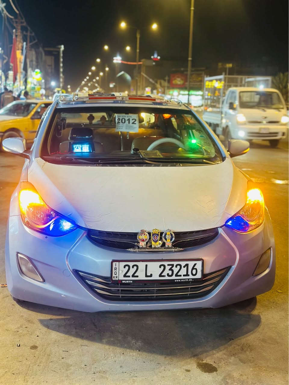 سلام عليكم النترا 2012 مكينه 1800  رقم إنكليزي سنويه جديده بيها قطعتين صبغ وباردات باب وجاملغ 
سياره نضيفه مال جناي السعر 105 بيها بارد قليل للاستفسار اكثر اتصال *********** علما الغراض البيها اخذهن مو ويه السياره فول موصفات عدا البصمه النجف, العراق
