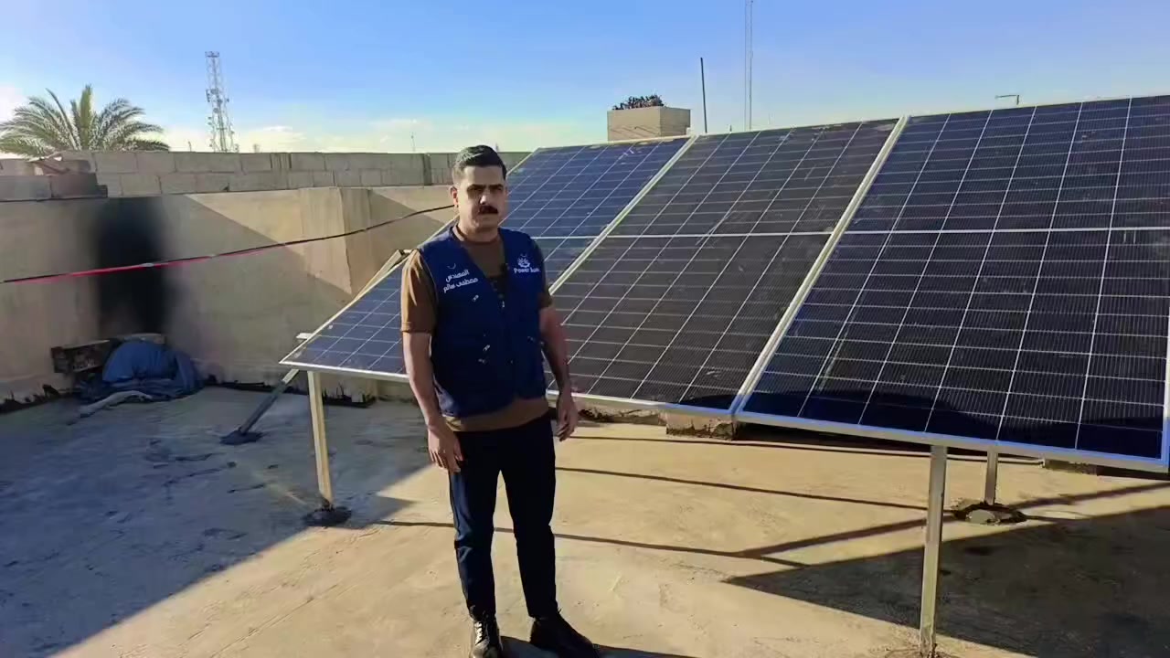 عروض خاصه خلال شهر رمضان المبارك 
📢📢🔥🔥🔥🔥🔥
 
من خلال شركه الطاقه الشمسيه النظيفة  
تم بحمد الله تنصيب منظومة طاقه شمسيه 
10امبير في محافظة ديالى 
◽ ألواح #لونجي دبل كلاس 620واط  
◽انفيرتر #كرواط 6كيلو واط دبل mppt بقدره 27امبير
◽بطاريه #ليثيوم فوسفات الحديد #lvtopsun
◽اسلاك dc درجه اولى 6ملم وليس 4ملم 
◽ اسلاك Ac درجه اولى جميع الأحجام 
◽كومباينرات Ac+dc
◽هيكل مغلون غير قابل للصدأ 
تتوفر لدينا كافه احجام منظومات الطاقه الشمسيه أسعارنا ومواصفات اجهزتنا جداً تنافسيه من اجود انواع الاجهزه بضمان حقيقي لجميع مواد المنظومه اكثر من 5سنوات 
يوجد ضمان حقيقي استبدال وليس صيانه ✅
نعمل في كافه انحاء محافظات العراق ونوصلك للبيت 
كل ما عليك الاتصال بنا على الرقم التالي 
مهندس مصطفى ☎️*********** 
أو زياره موقعنا ديالى بعقوبة شارع أم الاعظام العام مجاور صناعه سلوان 
⚡متواجدين أيضاً على تطبيق الواتساب
