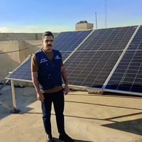 منظومة شمسية 10أمبير • ألواح لونجي 620واط • انفرتر 6كيلو MPPT