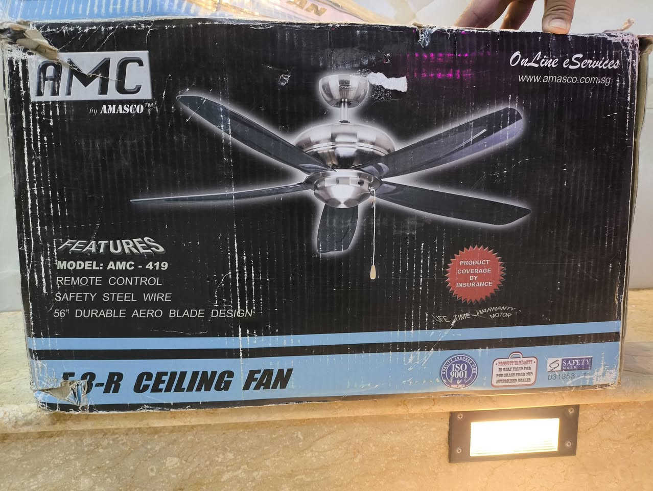 مروحه باله اصلي لوك 
مثل مموضح بالفديو  ماركه امريكي 5 ريشه 
مزاد من 25 الف 
بالعافيه على الي ياخذها


**إذا كنت صاحب هذا الإعلان وتريد حذفه لأي سبب، رجاءا أرسل رسالة إلى الدعم الفني**