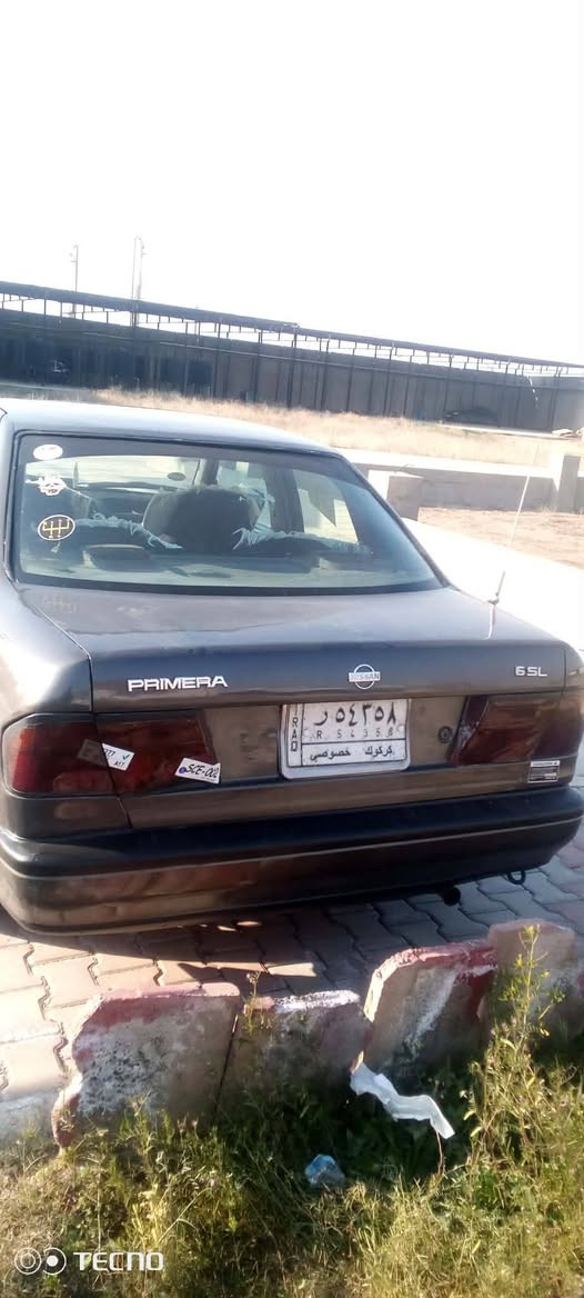 سلام عليكم سياره نيسان برايمر حجم ١٦ نضيف شرط كير محرك السعر ٣٢ مكان كركوك رقم ***********

