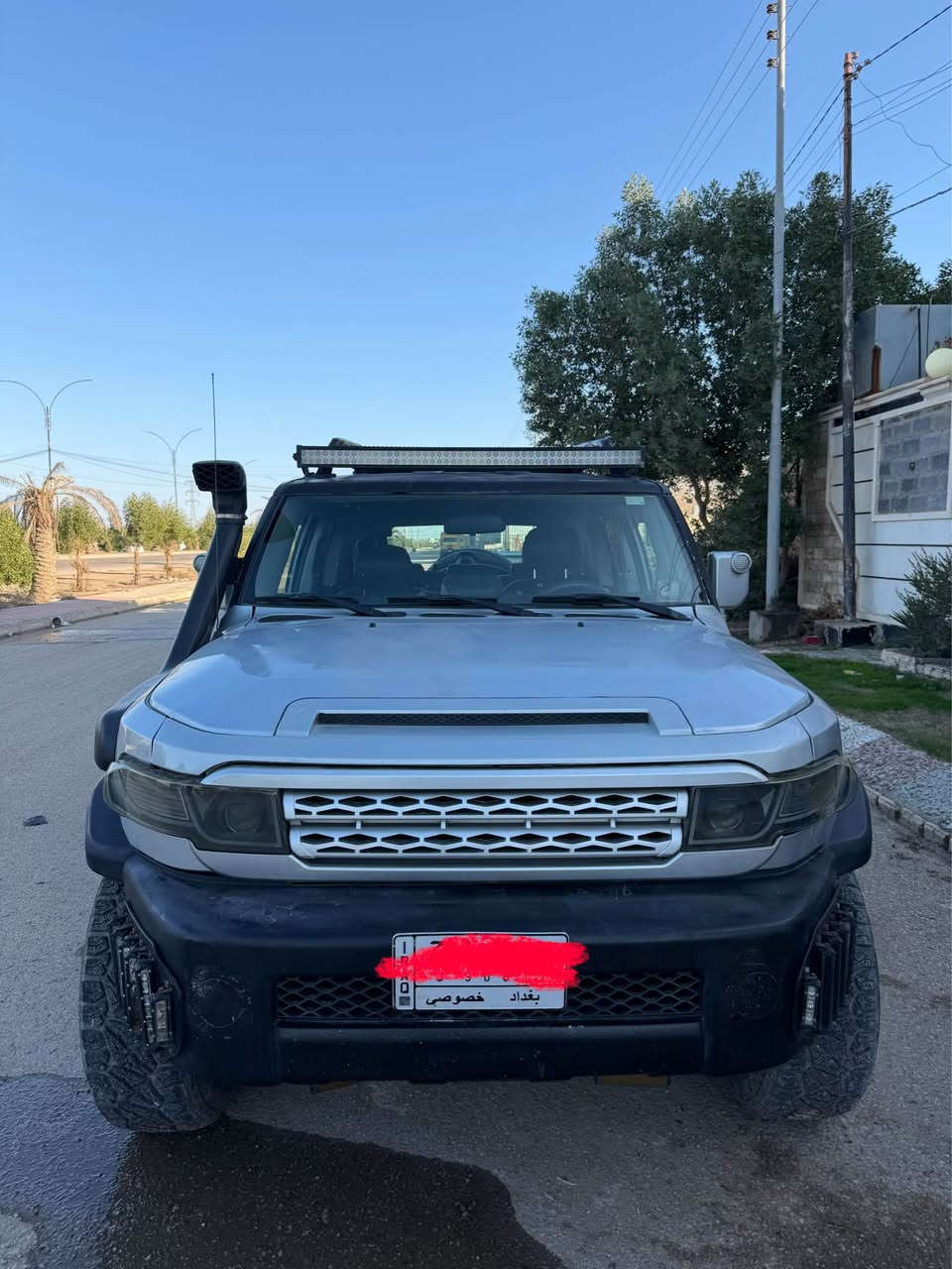 تويوتا اف جي 2008 خليجي  رقم بغداد تحويل مباشر مكفوله من الحادث والطخه والبارد مزوده ومرفعه 3 انج صدر امامي خلفي  جديد تخم تاير جبلي جديد مزوده ايتراك دلفوك 
فور ويل شغال كير و مكينه  مكفولات  مكينه سته سلندر  لا تنقيص ولاتبخير  كلش نظيفه
دمام خلفي 
هوك خلفي  دبل تانكي سعه 170 لتر  
عليها ادامه كامله من نوزلات بلكات كهربائيات مابيها اي كلوب مشتغل كشنات جلد .
فيت بم جديد دبل بار امامي خلفي  سياره ترايها كلش حلوو  مال جبال وطرق وعره 
بيها جراد بالبنيد  السياره خير من الله عارضها 155 الشراي يتواصل على خطي وبي واتس 
*********** العنوان الرمادي الرمادي, الأنبار
