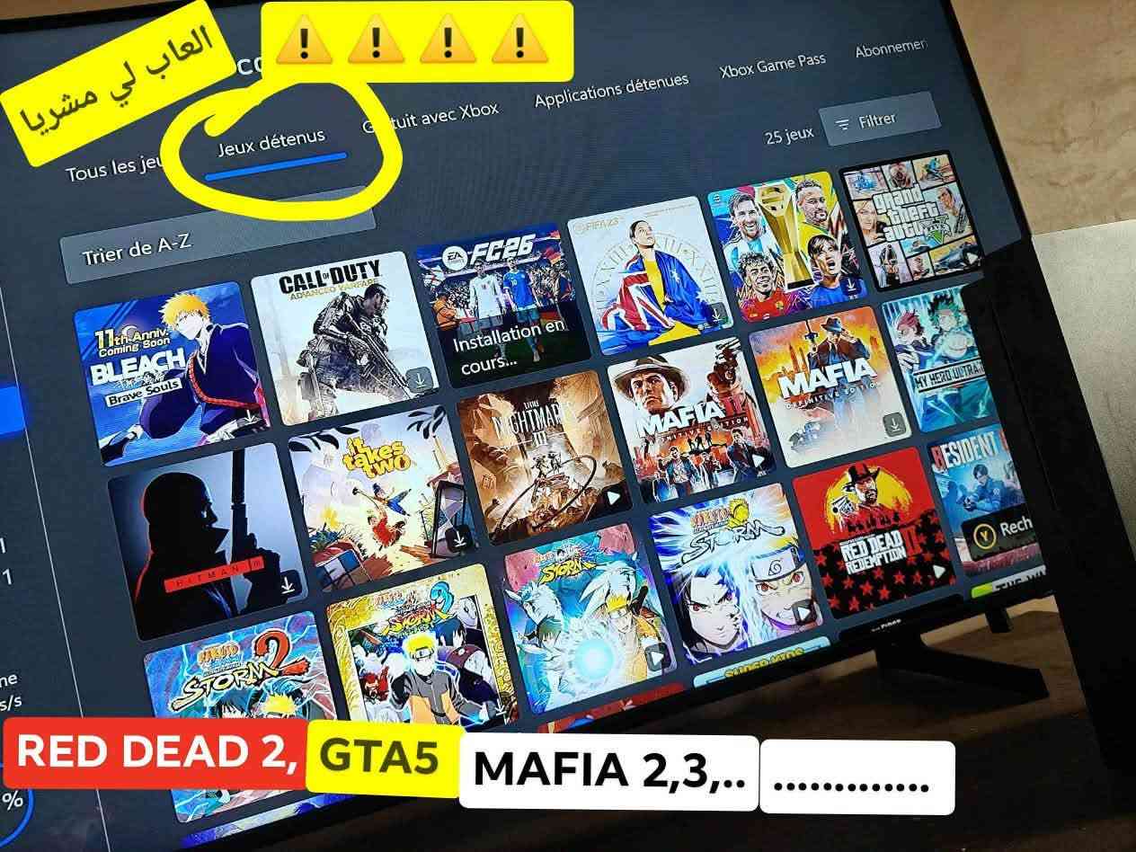 XBOX ONE X
STOCAGE IOOOGO
MANETTE DORIGINE
2 MOIS GAME PASS + LES JEUX مشريين 
TDKHOL TL3AB FC 26 GTA 5 FORZA 5 RED DEAD 2 

SOUMA 47,500


**إذا كنت صاحب هذا الإعلان وتريد حذفه لأي سبب، رجاءا أرسل رسالة إلى الدعم الفني**