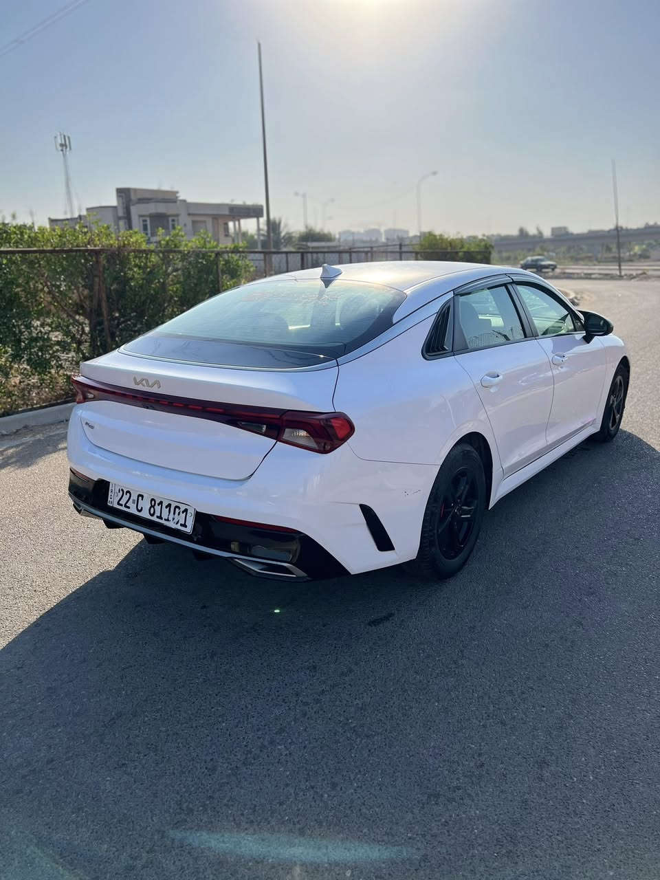 السلام عليكم
كيا K5 أمريكي للبيع …
مواصفات ل Lxs المعروفه.
محرك 1600 T تيربو
السياره رقم اربيل ب اسمي 
موديل 2022
رادار امامي للتوقف الذاتي 
رادار جوانب
تحديد مسار للقياده الذاتيه
بصمة 
صندوق بصمة
تحكم ستيرن
المحافظة على المسار
هاند بريك بصمة 
مثبت سرعة
نظام ABS 
مانع انزلاق 
حساسات اطارات 
شاشة 
كامره دواره 
شاشة اعطال 
نظام النقطة العمياء 
لايتات عدسات + لد اصفر 
نظام قيادة ..سبورت + سمارت + نورمال
بلوتوث + USB + AUX 
التشغيل عن بعد 
APPEL CARPLAY 
حادثها :: بنيد مصبوغ و بارد ب جاملغ الايمن الأمامي و بارد ب باب السايق 
السعر 165 ورقه وبيها مجال
رقم الهاتف ***********
مكاني حي العامل خلف البانزين خانه
