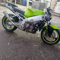 كاوسكي 900ccمكينة فول شلعة ومعدل وفصلة الدراجة فول  بس بيعة صوت بسبب ا...