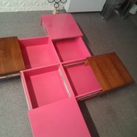 طبلة وسطية • ٣ طبلات جانبية • غسالة صغيرة