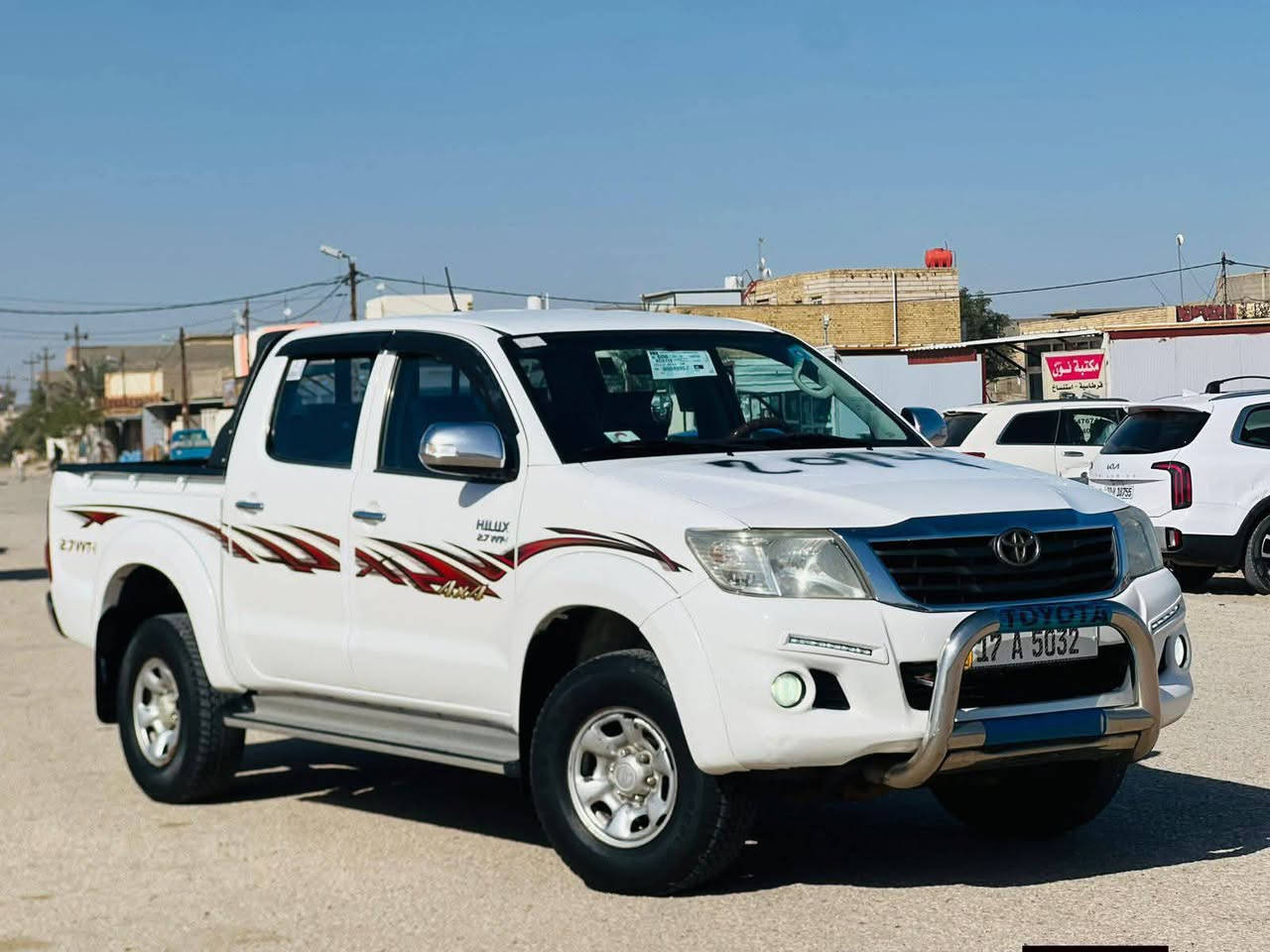 السلام عليكم
هايلوكس فورويل 2014 كير واتماتيك سيارة جديدة كارتون ماشيه 190 الف وضع شركه مكفوله كفاله عامه مواصفات فول شاشه تحكم ستيرن دوشمه هوك خلفي درع امامي  تبريد ثلج تخم تاير حداديه جديده محرك ما مفتوح رقمه مثنى دولي سنويه لل 31 بسمي تريد وكالة تريد تحويل سعره 218 وبيه مجال 
***********
***********
