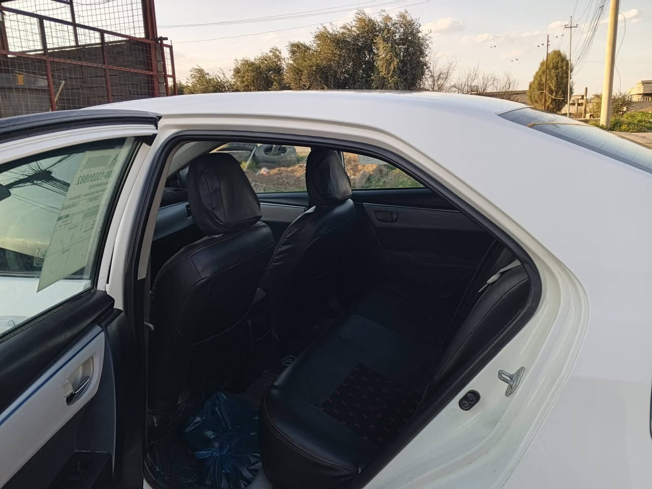 السلام عليكم
كورلا 2016 مواصفات نص فول 
كير ومحرك شرط 
محرك 18 المرغوب شرط لا صرف ولا تبخير 
بيها جاملغ عكس السايق وراس البونيد بدون دواخل سياره مال جناي ما عايزها لو برغي
سعر 138 وبيه مجال 
مكاني الشرقاط

اتصل وتدلل 
***********
***********
