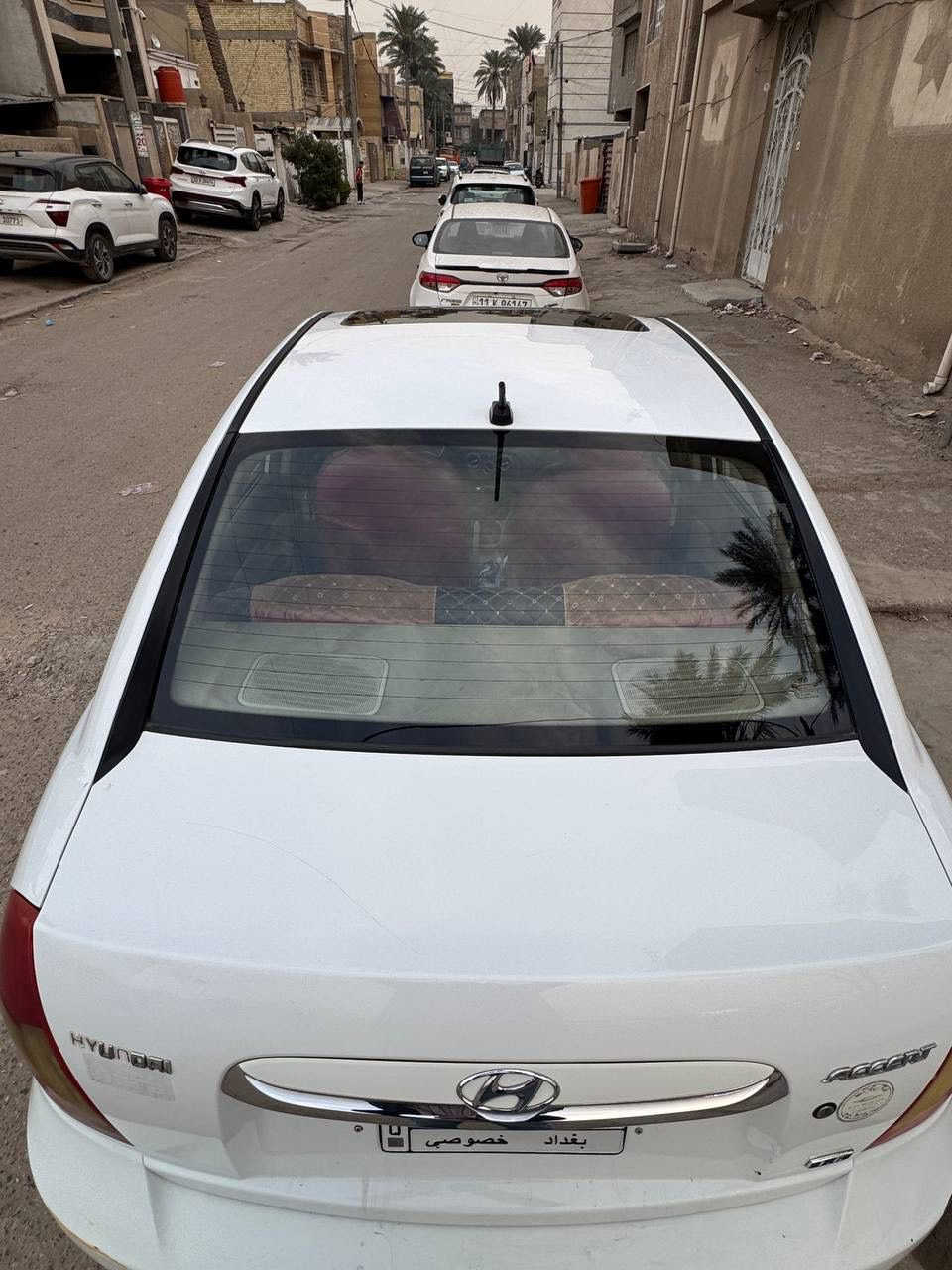 السلام عليكم اكسنت موديل ٢٠١١ مقدس للبيع السياره جاهزه كيرومكينه مكفولات صدر جديد تبريد ثلج مكفوله من الضربه جاهزه من كلشي سونارها موجود ويه الصور السعر ٩٣ وبيها مجال مكان بغداد الحريه للاتصال ***********
