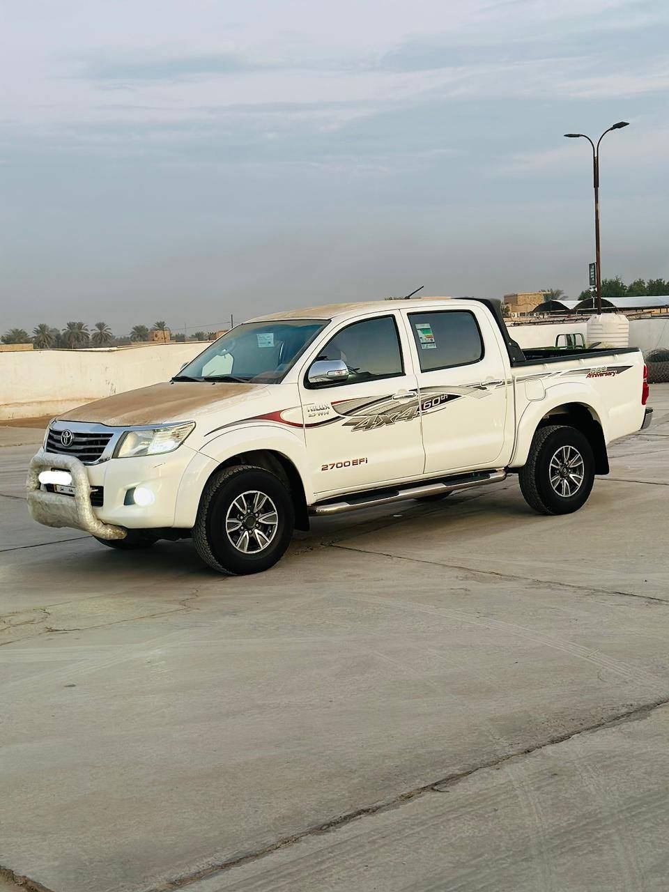 تيوتا هايلوكس ٢٠١٥ سعوديه ستينيه اوتوماتيك رقم بغداد مشروع وطني سنويه مجدده مكفوله كفاله عامه ماشيه ١٧٠ الف اصل تايرات شركه سبير مانازل سليفون قماره وبنيد شركه السعر ٢٦٥ وبيه مجال *********** المكان بابل القاسم لبيع او مراوس
