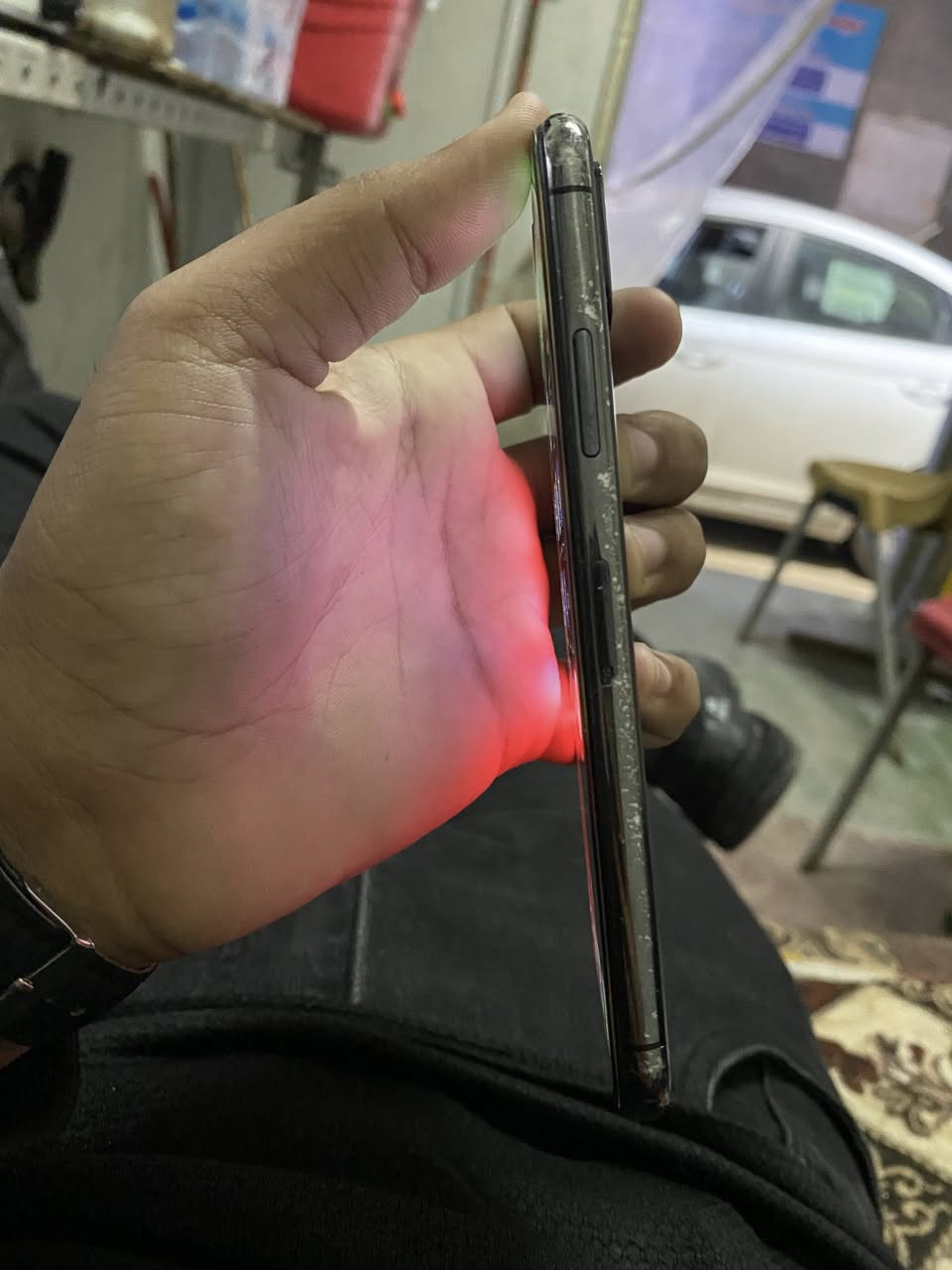 سلام وعليكم ايفونxالعادي
السعر 75
ذاكره256
بطاريه100 مستبدله
بي فطر بل شاشه فوك مثل ما واضح ولكامرات بيهن مشكله 
ولجهاز البطاريه ما كاعده عدل إذا يطيح يطفه ويرجع يشتغل 
 الجهاز كلشي ما ويا فقط جهاز 
العنوان البصره ما عندي توصيل رقم الهاتف 
***********
