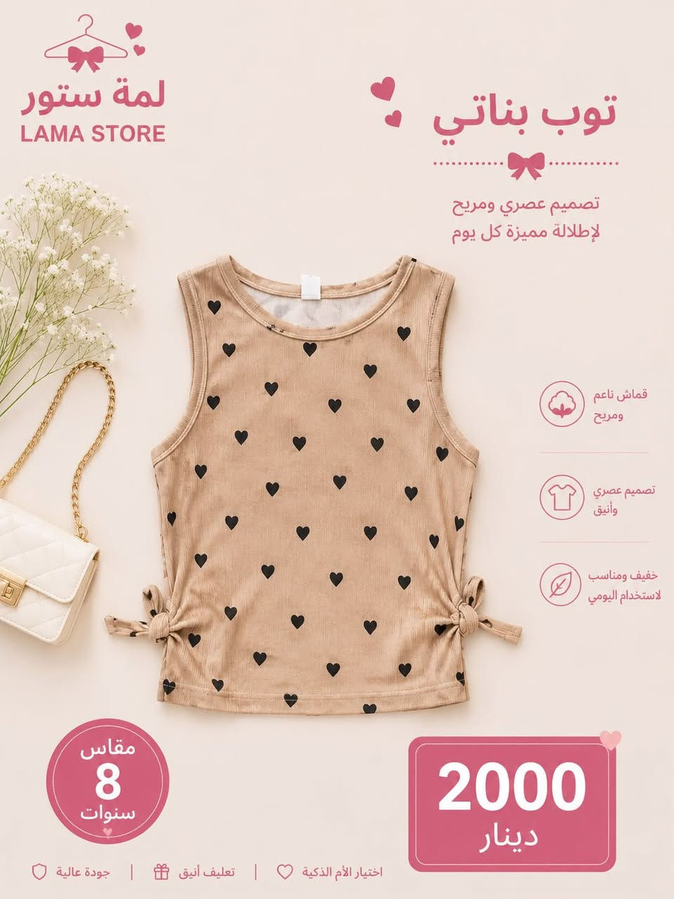أحدث الموديلات وبأسعار منافسة جداً 👌
👔 ملابس رجالية
👕 تيشيرتات وتراكات
🩳 شورتات صيفية
👶 ملابس أطفال (ولادي وبناتي)

✅ خامات ممتازة
✅ أسعار مناسبة للجميع
✅ موديلات جديدة ومتنوعة

🚚 توصيل داخل المجمع

لا تفوتكم العروض والكميات محدودة 🔥

📞 للحجز والاستفسار راسلني خاص وارسل صوره القطعه الي تريدها 
 ***********
او ادخلو لقناة الوتس اب بيها منشور كل الموديلات من هذا الرابط 👈🏻 ‎Follow the لمة ستور للألبسة 💜 channel on WhatsApp: https://whatsapp.com/channel/0029VbCtIHq5PO18Kw8feI1Q
وهذا الإنستغرام https://www.instagram.com/lammastore1?igsh=MWJ1cmswbzloMmlxaw%3D%3D&utm_source=qr
