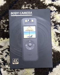 متوفر كامرة body camera 4K HDR كامل ملحقاتة جديدة غير مستخدمة اعلى سعر...