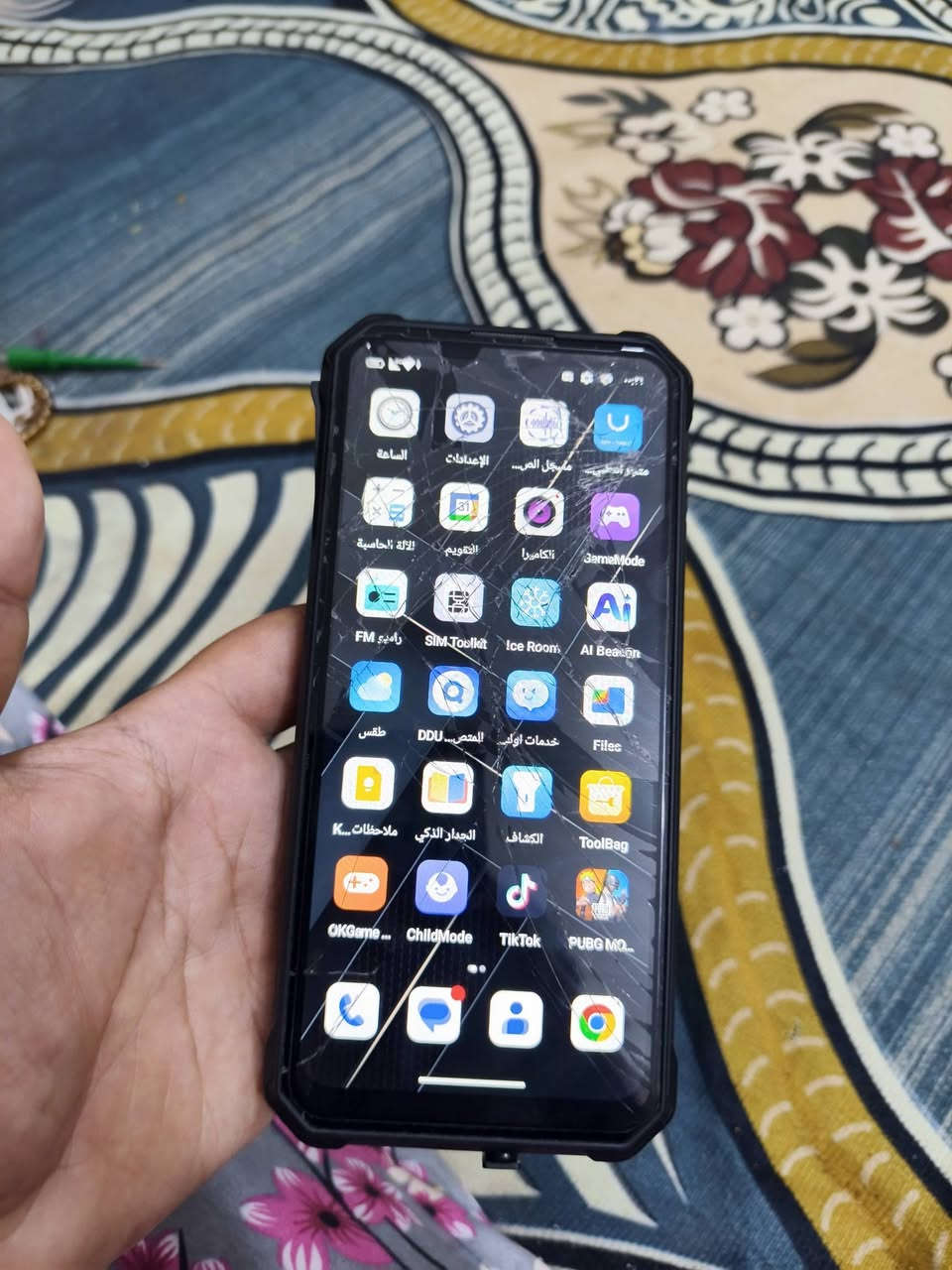 جهاز مدرع حديث هذا اسم الجهازWP36 Pro ذاكره 256 شحن تايب سي بطاريه 10,000 و600 فطر بالكلاسبالكلاس ما مؤثر على اللمس سعر الجهاز 140 للاستفسار اتصل او واتساب ***********
