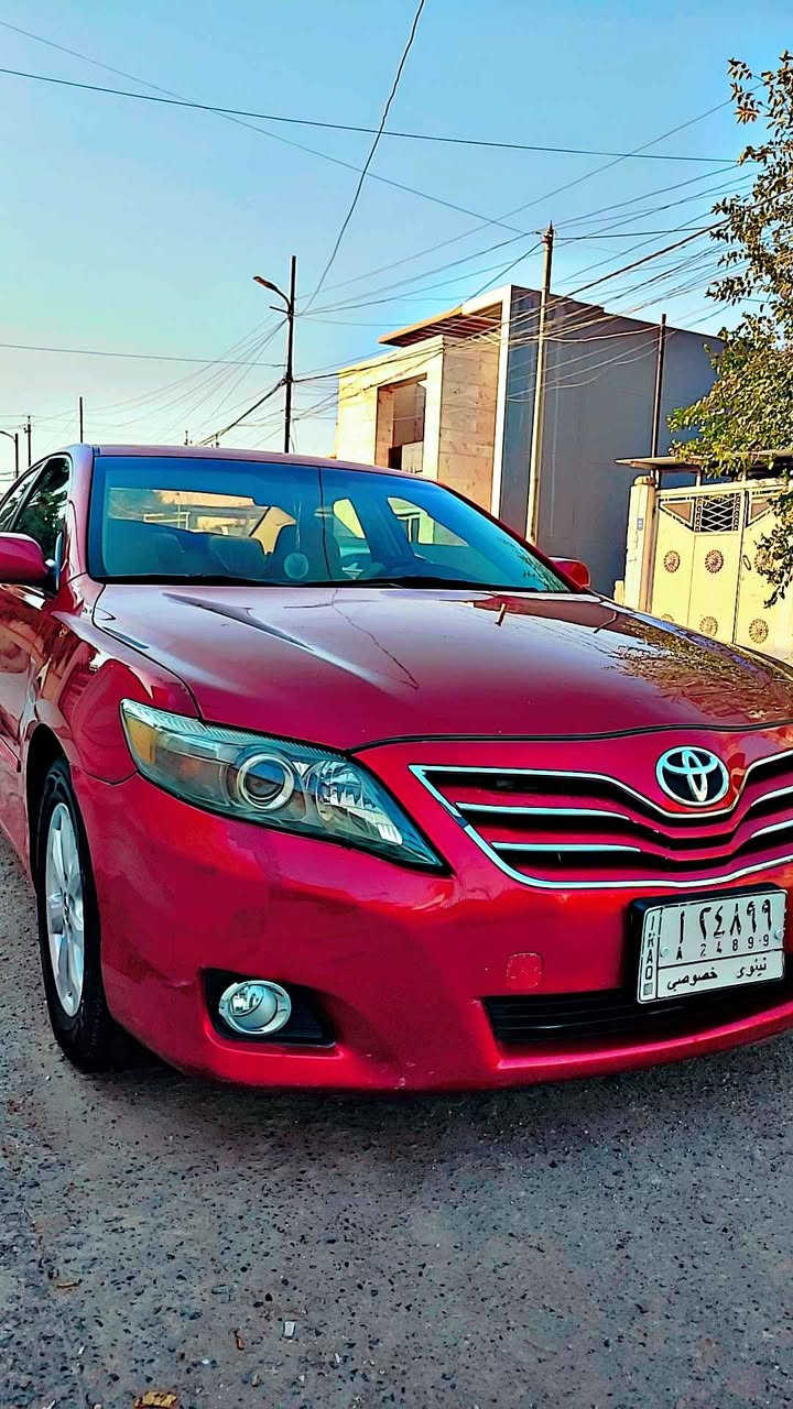 � للبيع: تويوتا كامري 2010 

🔹 رقم مسطره وهزه جديد سياره باسمي 
🔹 كشن جلد 
🔹 كشن كهربائي
🔹 محرك 2400 المرغوب 
🔹 تحكم ستيرن 
🔹 منظومه لايت 
 🔹️ فتحته سقف سلايت 
🔹️طخم تاير جديد 
🔹️ويل كروم 
🔹️ سياره خير من الله دهن وبانزين 
🔹️صدر امامي وخلفي كله جديد 

🛠 الحالة:

 بدون حادث فقط سرقه جاملغ الامامي بمريكه 

💰 السعر: 1٢٣ 
📍 الموقع: موصل – نينوى 
📞 رقم الهاتف: *********** موصل, نينوى
