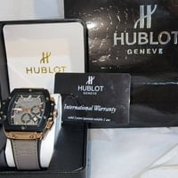 هوبلو أصلي • علبة وكارت ضمان • قفل فراشة