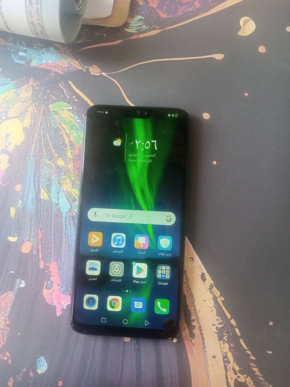 سلام عليكم 
هذا هاتف هواوي أونور 8 إكس (Honor 8X) باللون الأزرق..يعمل الهاتف بمعالج Kirin 710 ويحتوي على شاشة مقاس 6.5 بوصة.Facebook
ذكرة 128 
سعرة 70 وبية مجال


**إذا كنت صاحب هذا الإعلان وتريد حذفه لأي سبب، رجاءا أرسل رسالة إلى الدعم الفني**