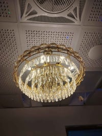 ثريا كرستال • حجم كبير • ٢ ثريات