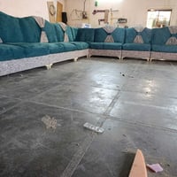 ديوان ١٤ نفر • بلوك أسود • سفنج وقماش جديد