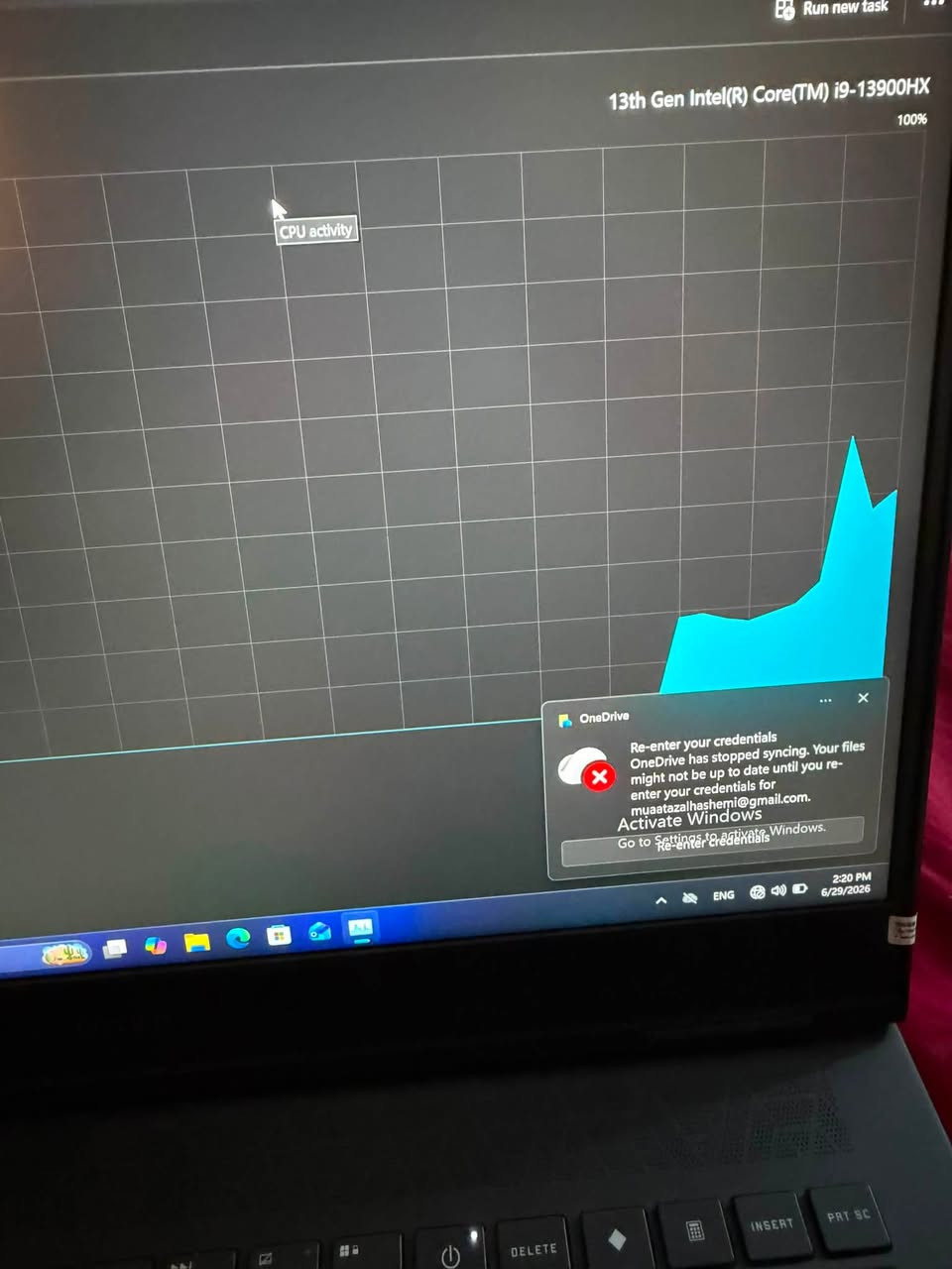 Hp omen 16 gaming laptop
المعالج : cor i 9 13900HX
الرام :  ١٦ كيكا DDR5
الهارد: ١ تيرا m.2
كارت الشاشة: RTX 4060 Nvidia 8G DDR6 advanced optimum 
الشاشة: 16 2k 240Hz تحكم تلقائي
الكارت شاشة اعلى واطية ١٤٠ 

الملحقات الشاحنه الأصلية والجنطة فقط

شراء من الصين مباشره واستخدام عدة مرات فقط 
ما مفتوحة ويوجد الليبل الصيني مثل ما موضح بالصور

السعر ١٥٠٠ لطفا وأي استفسار ***********
