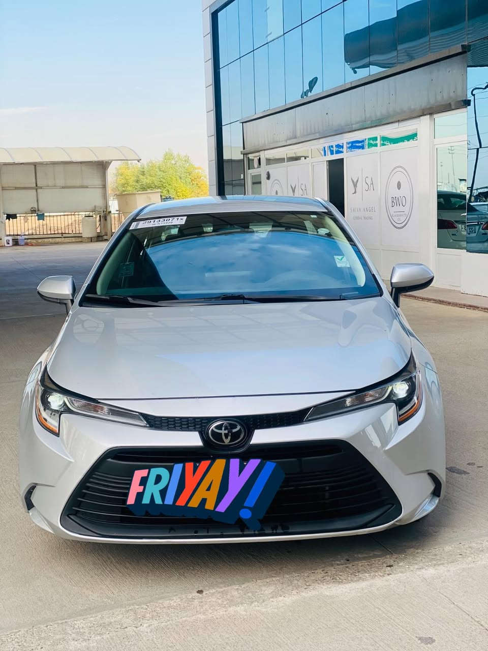 TOYOTA corolla 2023 امريكي

تويوتا كرولا٢٠٢٣ امريكي   
رقم جديد ، فحص و هزه جديد
باسمي تحويل بالشرط ثاني اليوم

مواصفات LE👇
رادار امامي و جانبي 🛣
خط مسار 🛣
حجر بيئه بلادي ( حجر صالنصه)
لايت زينون عالي ناصي
داخل لون مميز
بريك إلكتروني
فول تحكم ستيرن
شاشة كبير📺
نظام AUTO HOLD 
كاميرا خلفي

ضررها : باب و جاملغ 

السعر على الخاص
مكان السيارة- اربيل 
رقم تلفون و واتساب
☎️  ***********
