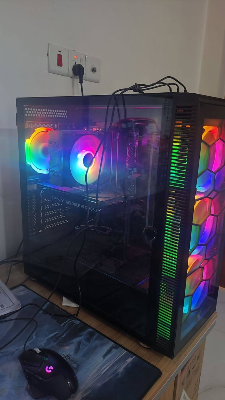 Hi everyone ان شاء الله زينين
عندي اليوم تجميعه PC راقيه والمواصفات كالتالي: 

Gpu: rtx 5060 ti 16gb
Cpu: ryzen 5 5600x
M.B: b550 A pro
SSD: 1TB Nvme 
HDD: 1TB
Ram: 16gb 3200mhz
Power Supply: 600w evga
السعر مليون و350 الف دينار 
بيها مجال حك الجيه وأيضا هديه ماوس وكيبورد وياهن 

وأيضا الي يريد التجميعه ويه المونتير راح تكون بسعر مليون و 600 الف دينار وياها UPS
جميع القطع مكفوله + ويه الكارتونات 

تحياتي للجميع


**إذا كنت صاحب هذا الإعلان وتريد حذفه لأي سبب، رجاءا أرسل رسالة إلى الدعم الفني**