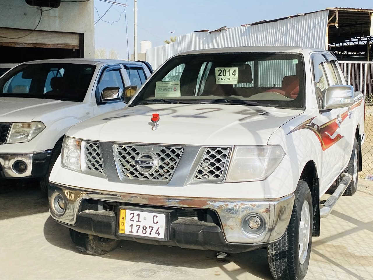 سلام عليكم
البيع نيفاره موديل 2014
كير اتماتيك محرك جديد 
رقم سليمانيه كليزي 
تخم تاير 
صدر جديد 
تواخل جديد عنوان صويره 
رقم موبايل ***********
***********
