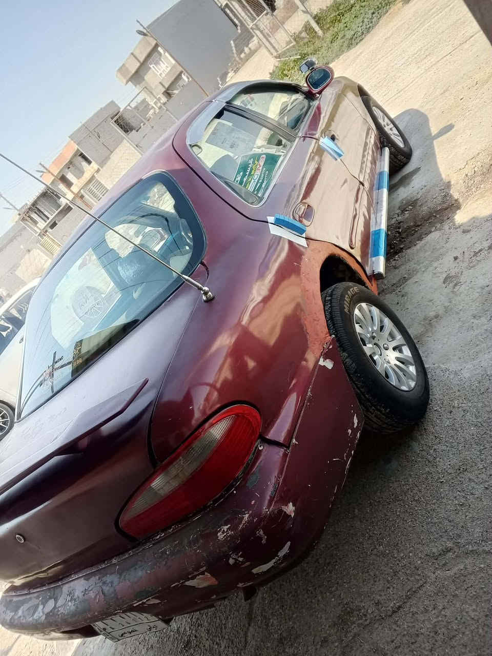 سلام عليكم لبيع سياره كريدوس موديل 1996سياره جاهزه كير محرك مكفول منضومه تبريد كامله بس غاز صدر جديد سنويه 2028مكان ديالى بعقوبه تقاطع القدس  سعر 26وبيه مجال لستفسار ***********
