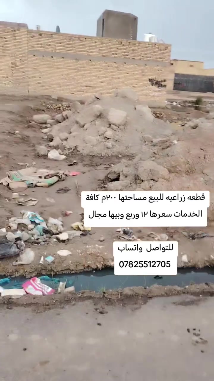 قطعه زراعيه سكنيه كافة الخدمات (تبليط_ماي_مجاري_كهرباء_مدارس_مركز صحي) منطقه هاديه كلش


**إذا كنت صاحب هذا الإعلان وتريد حذفه لأي سبب، رجاءا أرسل رسالة إلى الدعم الفني**