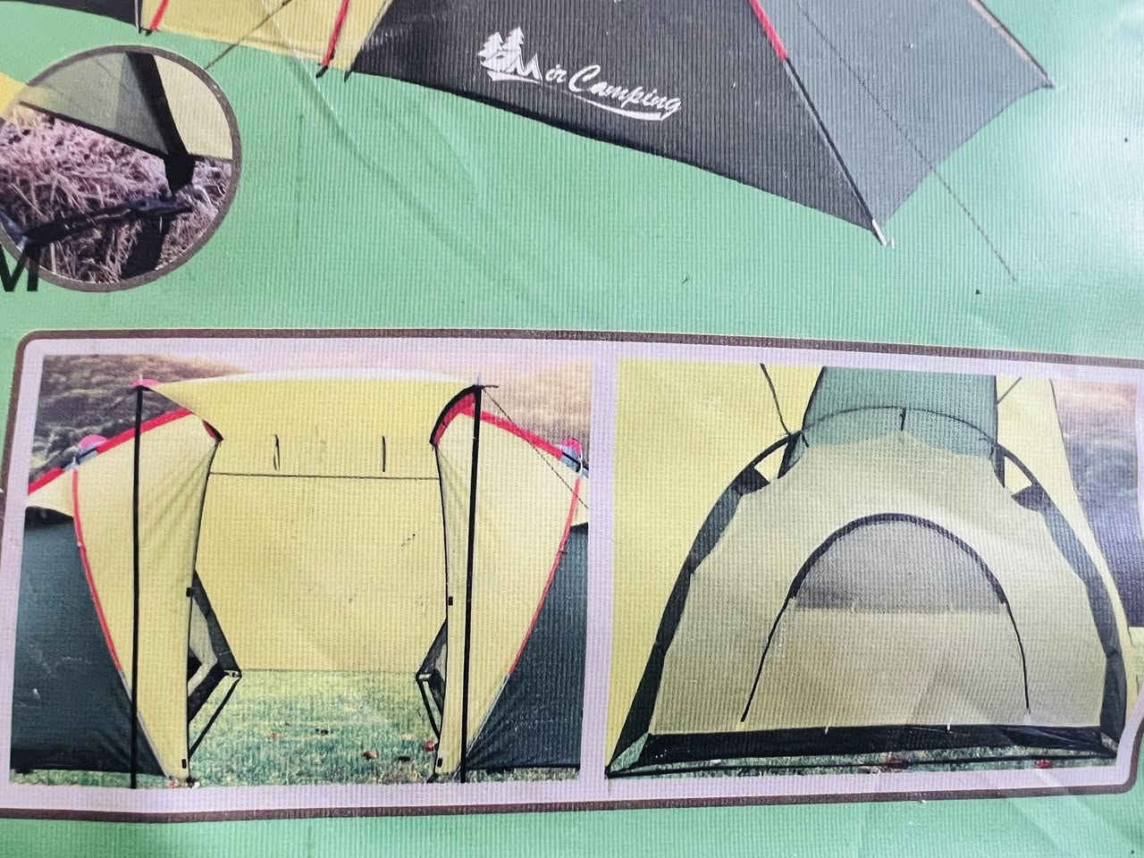 السلام عليكم ورحمة الله وبركاته:-

خيمة تخييم عائلية من ماركة روسيه أصليه
MirCamping / Mimir ART1002-6

ومواصفاتها واضحه:
 • ⛺ 6 أشخاص
 • 📐 520 × 220 × 180 سم
 • 💦 مقاومة ماء 3000mm
 • ⚖️ وزن تقريباً 10كغم
السعر 450وبي مجال للشراي تدللون


**إذا كنت صاحب هذا الإعلان وتريد حذفه لأي سبب، رجاءا أرسل رسالة إلى الدعم الفني**