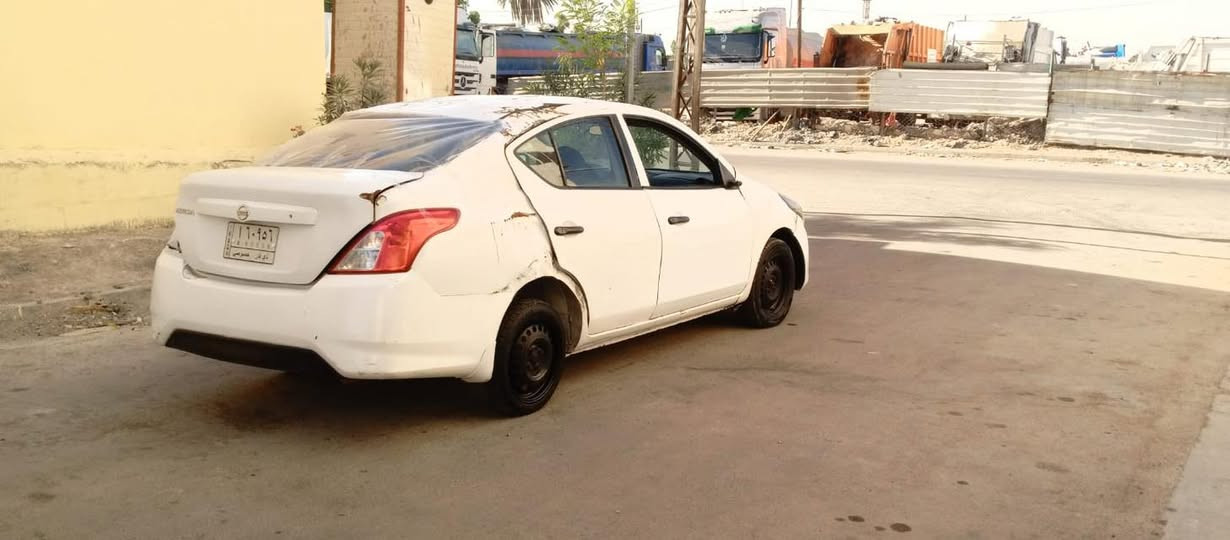 سلام عليكم لبيع نيسان فيرسا موديل ٢٠١٦ رقم ذي قار تحويل مباشرسعرهه٥٥ وبيهه مجال بسيط شغاله وتمشي بيهه حادث مثل صور مكان سياره بغداد استفسار ***********
