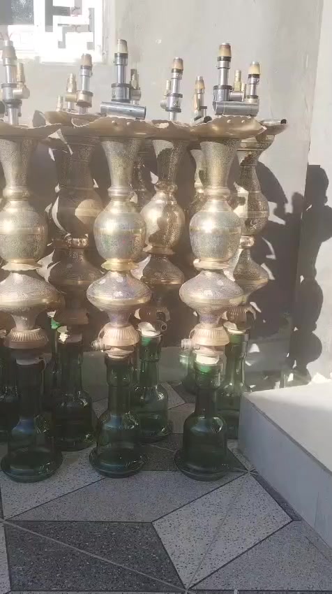 السلام عليكم وصول وجبة اراكيل مستعمل جديده نضافة 90% 
كامل ملحقات شيشه وقمجي ابو القبضة الاصلي نحاس داخل خارج 
الكمية خير من الله البيع فقط جملة العنوان ديالى -بعقوبه 
يتوفر توصيل ولكن بعربون مقدما للاستفسار ***********
