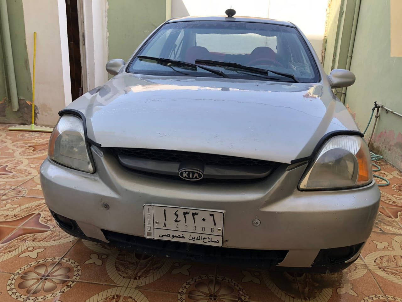 كيا ريو. موديل 2003 
رقم صلاح الدين. 
السعر 39 
وباقي التفاصيل على الرقم 
***********
***********
