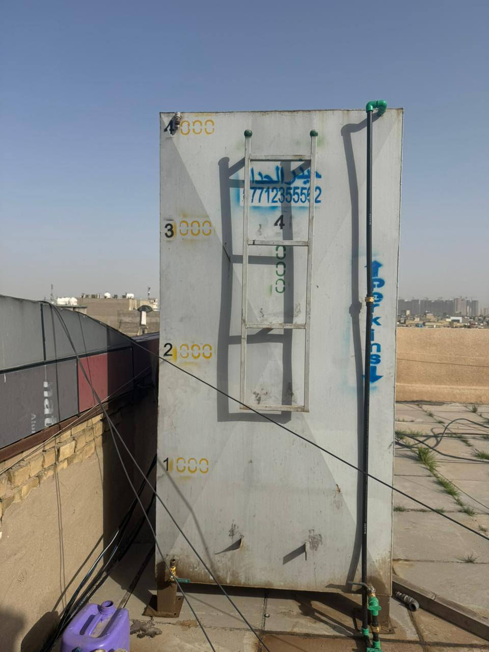 سلام عليكم
مولده شتاير سيت بلادي 24ولف جديده زيرو
صفر تشغيل راس توليد 300 KV
+تانكي كاز 4000لتر عامودي كيچ ثخين
+ 2بوردات جديد غير مستعمل كهربائيات كامله
قياس متر في 80سم

83 ورقه مكانها بغداد الحرية
للاستفسار ***********
