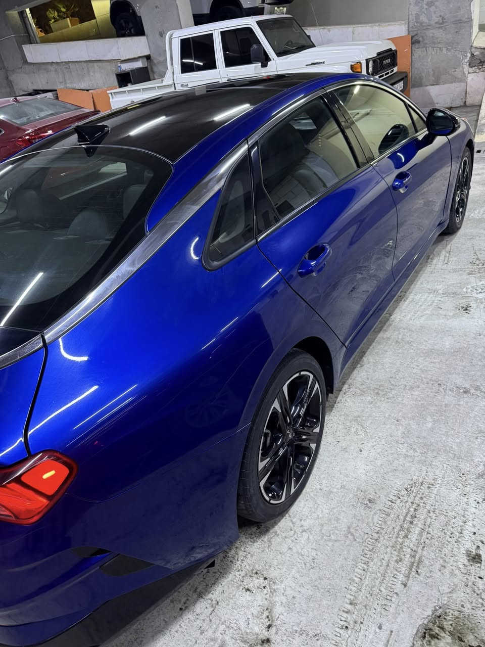 K5 2023
Gt line
مواصفاتها معروفة 
ماشية ٥٠ ميل 
صور الحادث مرفق بالصور وماكو اي قطعة تبديل كلة بلادي 
للتواصل 
***********
