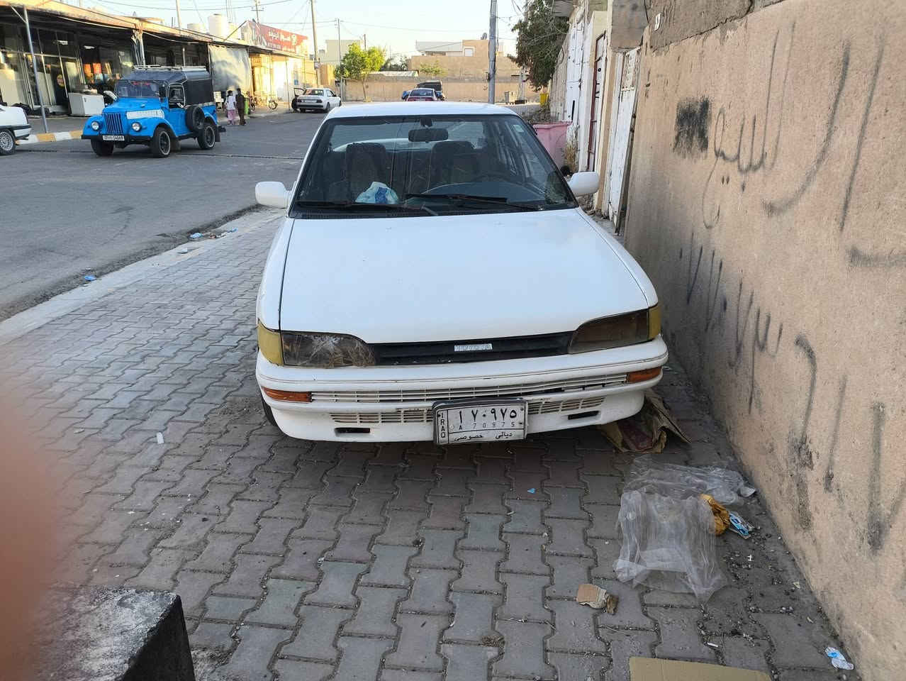 كورلا 93 يسرى بلاد كير عادي محرك 16 كابريتر..كير ومحرك مكفولات مصبوغة عام عدا القمارة اني عمرتها وصبغتها رقم ديالى بأسمي السعر 40$ المكان ديالى جلولاء رقم الهاتف ***********
