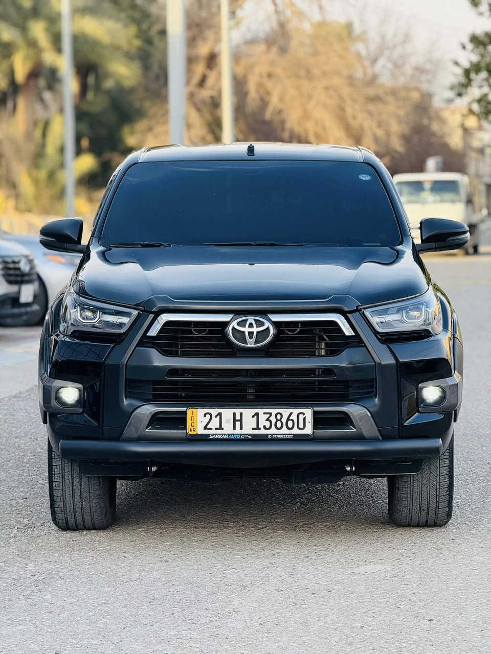 تويوتا 
هايلوكس افنجر
 2021 رقم سليمانيه بسمي وكاله تحويل جاهز 
بيع مراوس شمالي حصرآ
ماشيه 100
محرك 4000 V6 
فول مواصفات  
بصمة تشغيل دخول ذكي بصمة ابواب 
نظام ECO (تقليل صرف البانزين)
نظام ECO الذكي(اوتماتيكي)شاشة قيادة شاشة ايباد  تحكم ستيرن جهتين لايت زنون لد نهاري/ليلي كشاف ضباب امامي
كشاف ضباب خلفي 
نظام دفع رباعي 4×4 
اشاير بالمراية  اوتوماتيك طفاية حريق 
السياره مكفوله كفاله عامه 

مكان السياره ديالى خانقين 

السعر 325 

اي استفسار ***********
