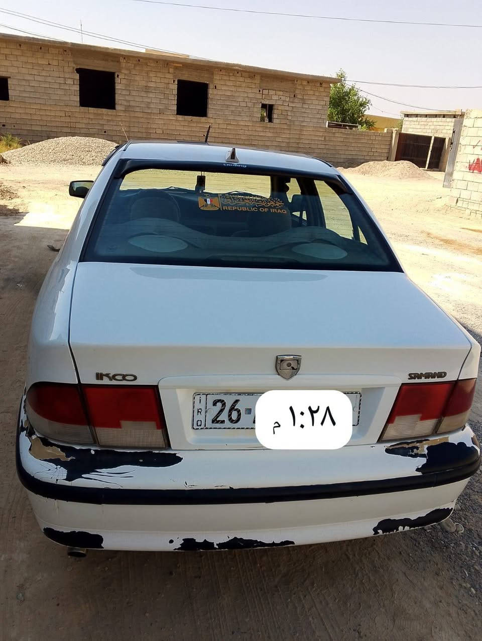 السلام عليكم للبيع سمند ناطق مديل2011 باسمي تحويل ثاني يوم هزه جديده رقم صلاح الدين انكليزي مكفوله كفاله عامه من صبغ و الضربه ولخياس ولزنجار 
السيارة بعدها ابلاديه كهربائياتها ضفيرة كلشي شغال بيها اصغر كلوب شغال بيها اسبير بعده شركة منازل ولا العده مالتها مفتوحه ماشيه 160 الف حقيقي تبريد ثلج تدفئه شغاله  استخدام بيت ومناقصها لو برغي كله جديد صدر دبللات مشط استيرن تايرات تخم تايلندي نامه باتري جديد محرك وكير شرط لا تنقيص ولا تبخير السيارة جديده بمعنه الكلمه وما ملعوب بيها كله بلادي فقط دعاميه الاماميه ولخلفيه مكشر الصبغ فقط هاذه الي بيها 
السعر 50 وبيها مجال بسيط 

العنوان تكريت 

تواصل اتصال وتساب *********** تكريت, صلاح الدين
