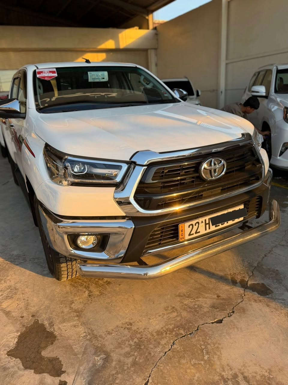 معرض الحسن لتجاره السيارات 

العنوان واسط الزبيديه 
4x4
تيوتا هايلوكس 2024 
كير اوتماتيك 
محرك 4 سلندر 
تبريد كشنات 
بوري امامي هوك خلفي 

ماشيه 45 الف 

سياره مكفوله 

السعر 337$ وبيها مجال 

***********

