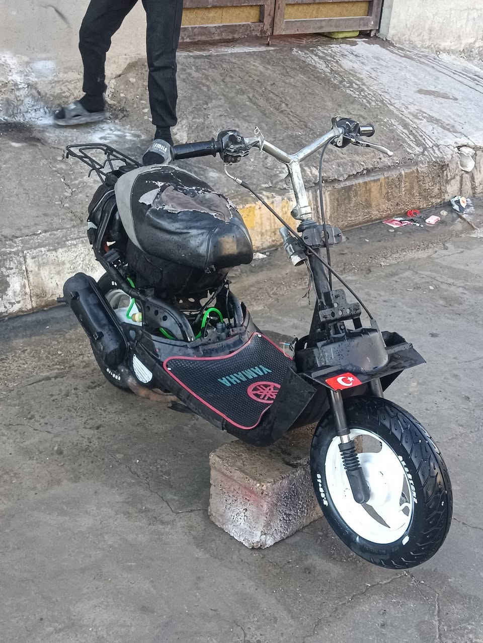 سلام عليكم دراجه ياماها فحل للبيع عاطله  طول بل تشغيله سعر خاص شراي تعال خاص او واتساب هم اكو ***********
