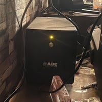 من رخصه ادمن السلام عليكم ups 1500va بطاريات نص عمر براند abc سعر 45 ق...