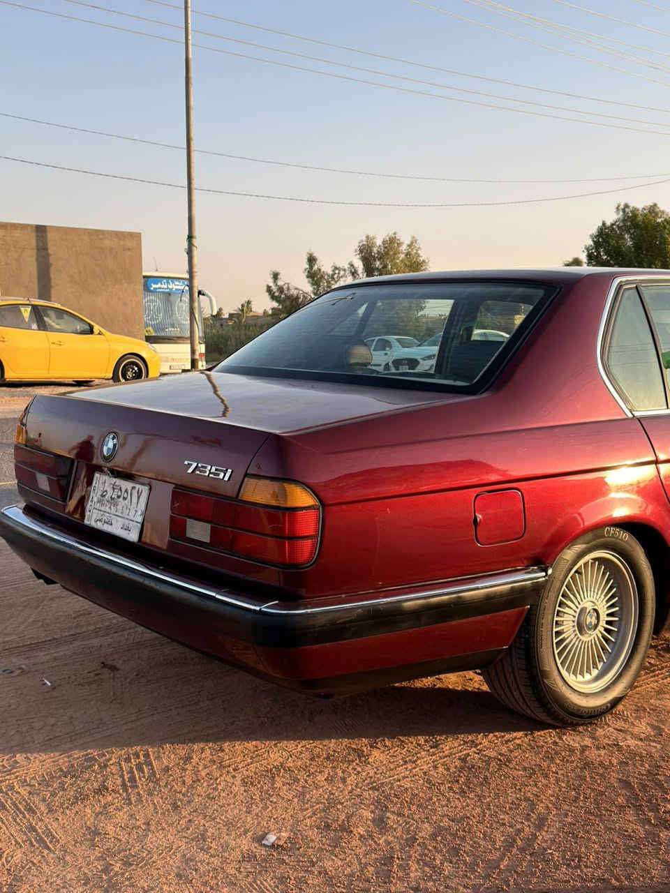 السلام عليكم بي ام  735 للبيع
موديل 1990 
رقم بغداد سنوية لل 2029 
تبريد شغال 
تخم ويل وتاير 
 بجم عريض
غرفة خير من الله 
جاهزة كل نقص ماكو 
لسعر 68 وبيهة مجال 
لرقم ‏‪***********‬‏
‏‪***********‬‏
مكاني ديوانية
