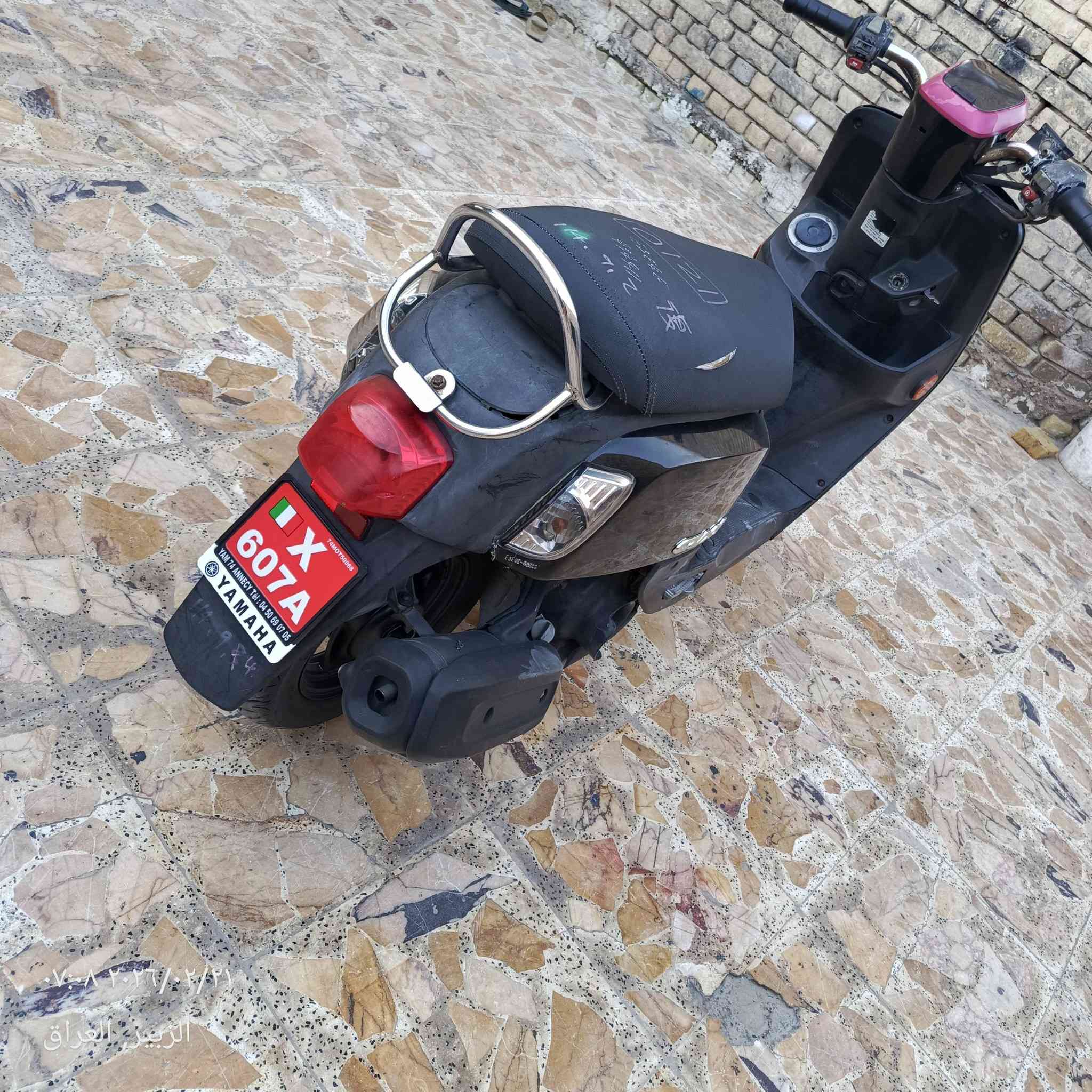 سلام عليكم للبيع ماكس بوليسي دراجه صارله 35 يوم من طالعه من الرمبه بعدهي بل كارتون المكينه ما مفتوحه جديده تايرات جدد ختم واحد الكهربايات كلها شغاله 
  المكان البصره الزبير (السعر 1175)وبيها مجال ***********.واتساب موجود
