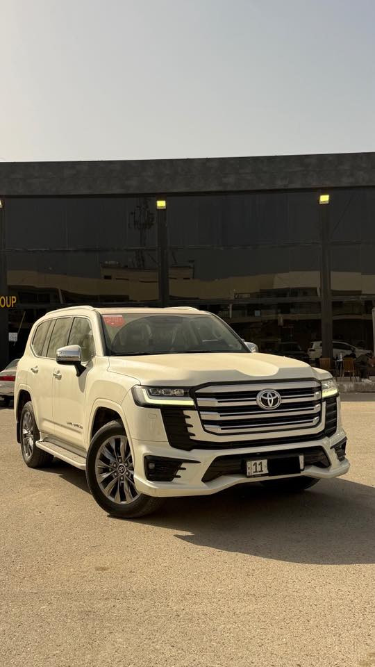 لاندكروز 2024 VX ساز اصلي بضمان  فووول مواصفات مغلفه PPF اصلي ضمان ماشيه 17 سياره جديده ومضمومه بلكارتون رقم بغداد ب اسمي تحويل ثاني يوم مكفوله كفاله عااامه مكاني بغداد الشراي يتصل ***********
