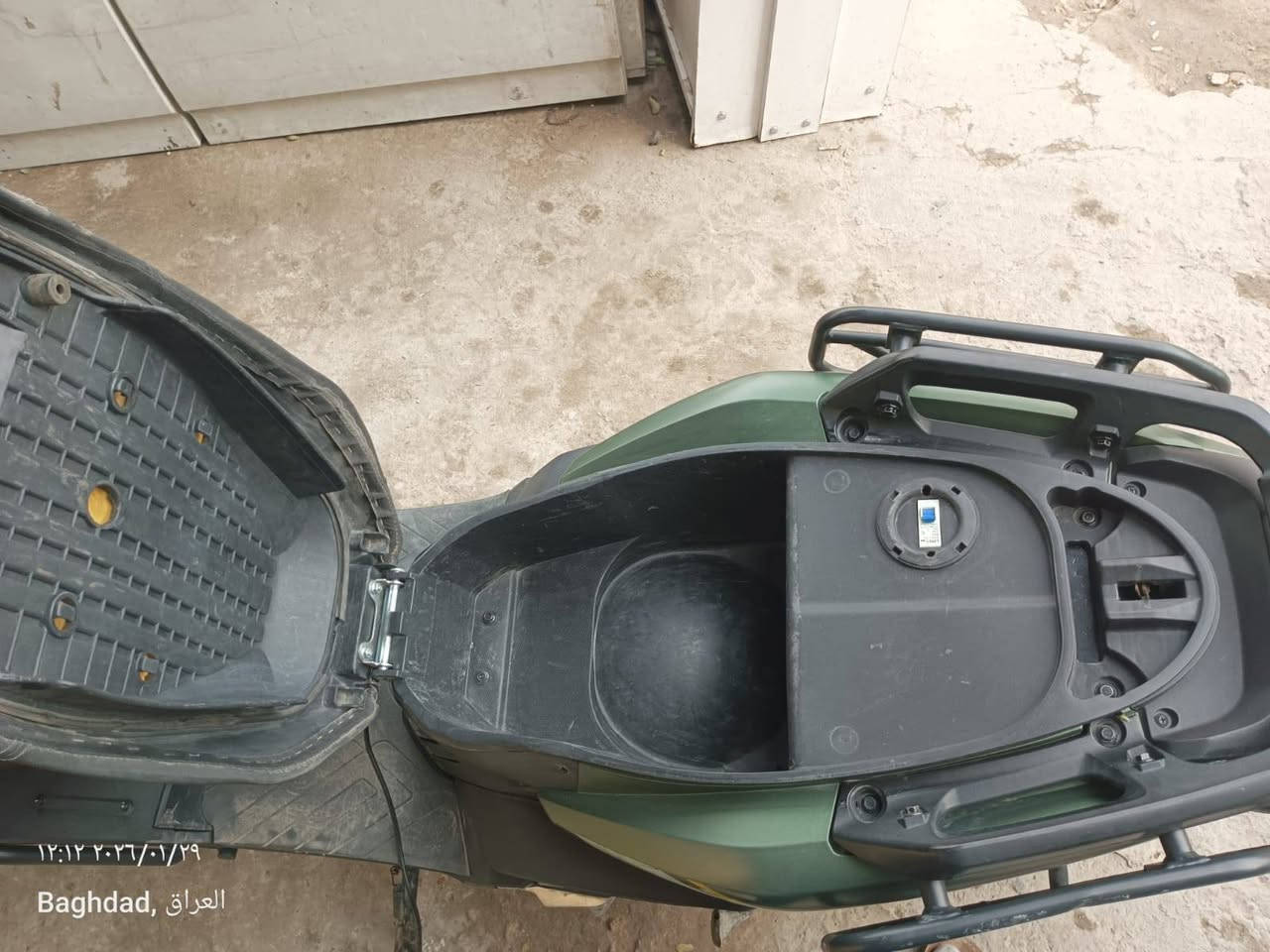 دراجه شحن اباتشي ٢٠٢٤
بطاريات عدد 6 
تتحمل وزن 150
ملف 2000 واط
سرعه 70 حقيقي
فولطيه 72w
امبيريه 32
مسافه من 80 الى 100 كيلو
العنوان كراده داخل او الدوره حي دجله منطقه كراره 
للتواصل خاص او واتساب
*********** 
سعر 95 دينار 
الدراجه نضيفه 
بطاريات بلادي بغداد, العراق
